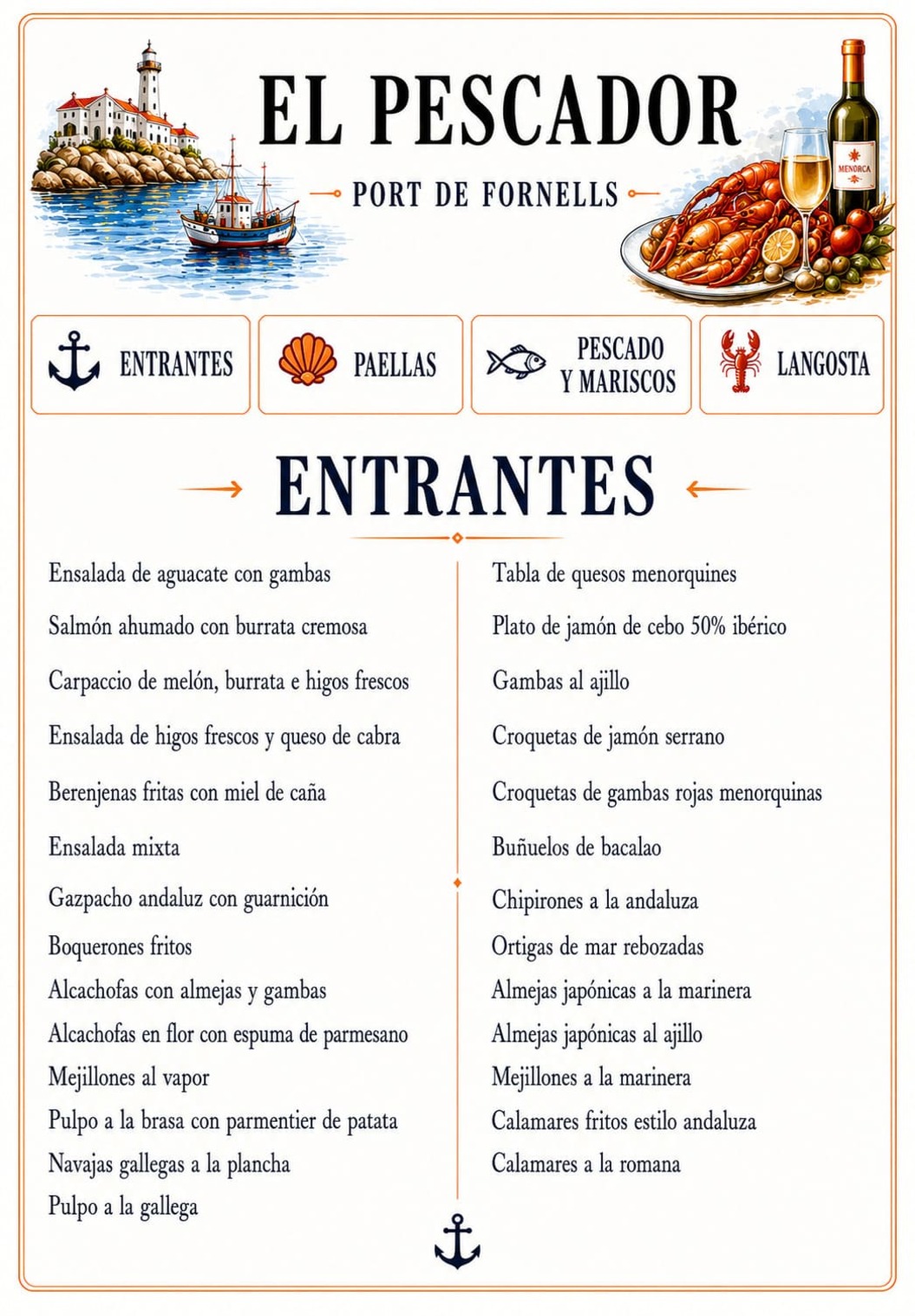 carta el restaurante castellano