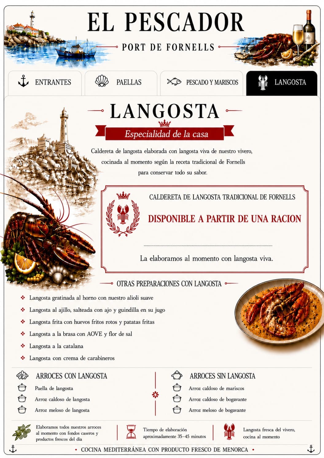 carta el restaurante castellano
